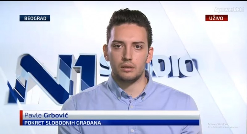 Prvi u izmišljanju tople vode: Pavle Grbović iznosi na TV N1 predloge Pokreta slobodnih građana